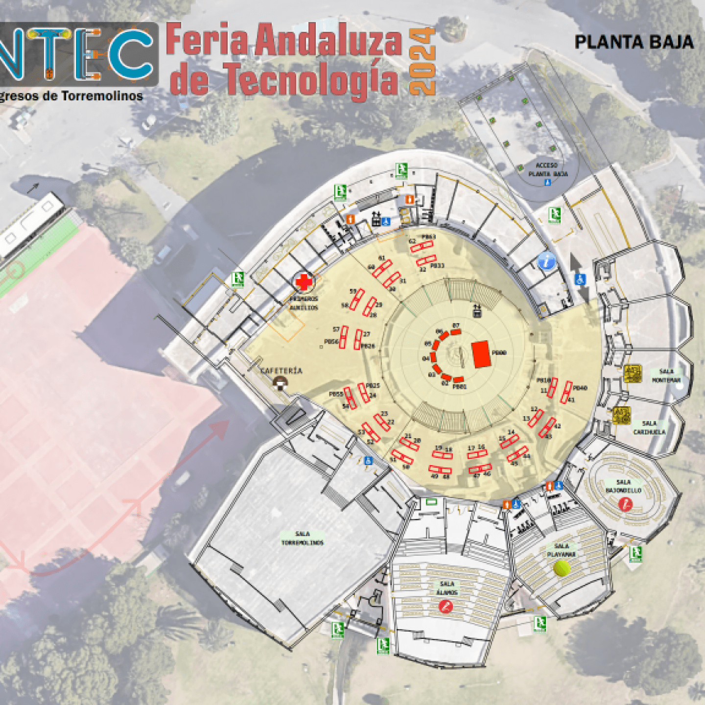 Plano planta baja FANTEC 2024