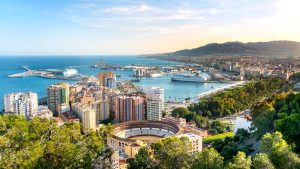 Vista de Málaga desde Gibralfaro. Capital tecnológica del sur de Europa